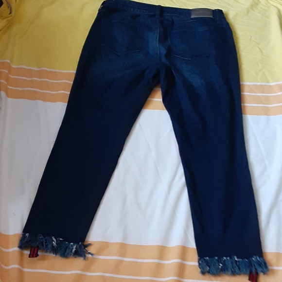 HYDRAULIC NOLITA RAW HEM JEANS SIZE 12 - Picture 6 of 8